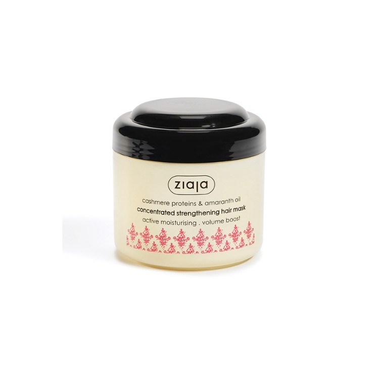Masque capillaire Ziaja Cashmere Traitement fortifiant au cachemire à l'huile d'amarante 200 ml