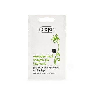 Ziaja Cucumber and Mint Enzymatic Face Mask with Microgranules 7 ml