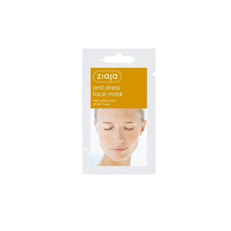 Ziaja Anti-Stress Face Mask with Yellow Clay 7 ml