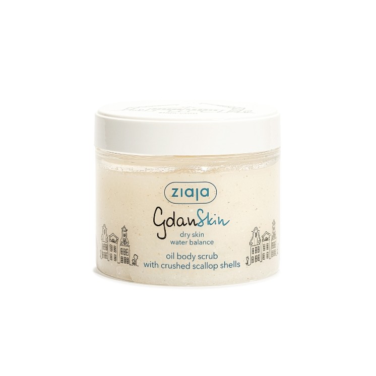 Peeling для тіла Ziaja GdanSkin Oil з подрібненими мушлями 300 мл