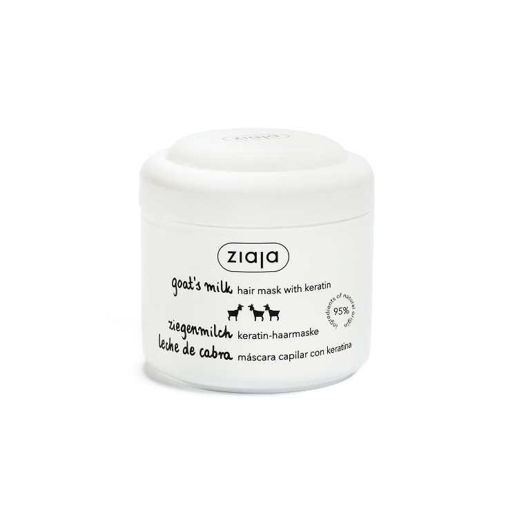Ziaja Ziegenmilch-Haarmaske mit Keratin, intensiv pflegend, 200 ml
