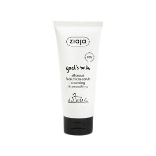 Ziaja Kozie Mleko krzemionkowy micro-scrub do oczyszczania twarzy drobnokrystaliczny mikrozłuszczający 75 ml