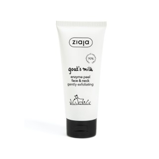 Ензимний Peeling для обличчя та шиї Ziaja з козячим молоком, м'який відлущуючий 75 мл