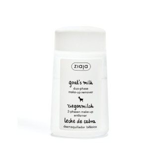 Démaquillant biphasé yeux et lèvres au lait de chèvre Ziaja 120 ml