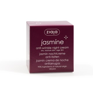 Нічний крем для обличчя проти зморшок Ziaja Jasmine 50 мл