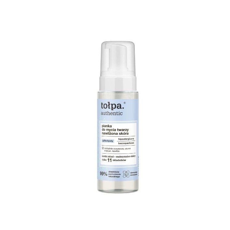 Tołpa Authentic Gesichtsreinigungsschaum Feuchtigkeitsspendende Haut 150 ml