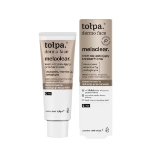 Нічний крем для обличчя Tołpa Dermo Face Melaclear для освітлення плям 40 мл