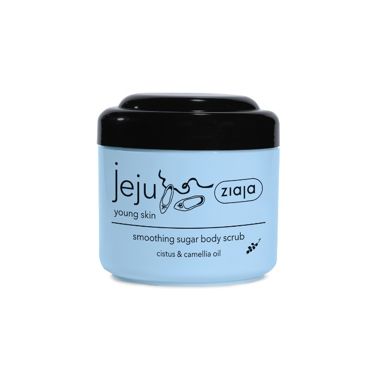 Цукровий Peeling для тіла Ziaja Jeju з чорними цятками 200 мл