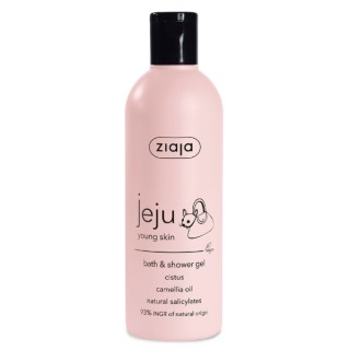 Gel douche i do bain blanc Ziaja Jeju 300 ml