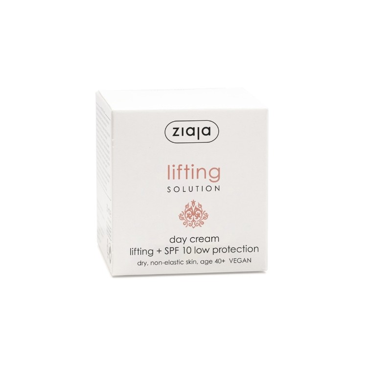 Денний крем для обличчя Ziaja Lifting solution з ліфтингом + УФ 50 мл