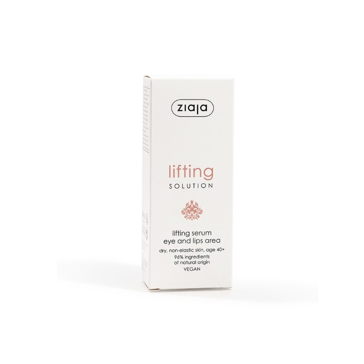 Сироватка для активного ліфтингу Ziaja Lifting Solution для зони навколо очей та губ 30 мл