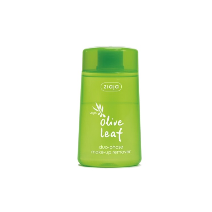 Двофазний засіб для зняття макіяжу з очей та губ Ziaja «Зелене листя оливи» 120 мл