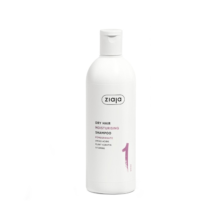 Шампунь Ziaja Pomegranate Shampoo зволожуючий для волосся 400 мл