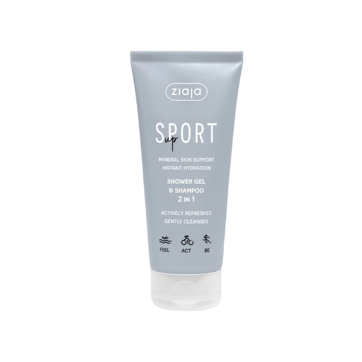 Шампунь та гель для душу Ziaja Sport Up 2в1 200 мл