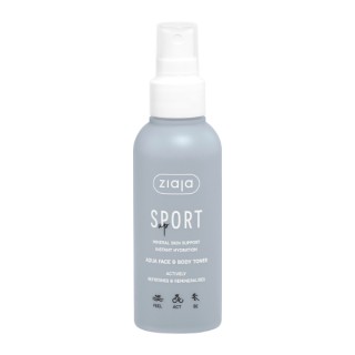 Ziaja Sport Up Aqua - body- en gezichtstonicspray 120 ml