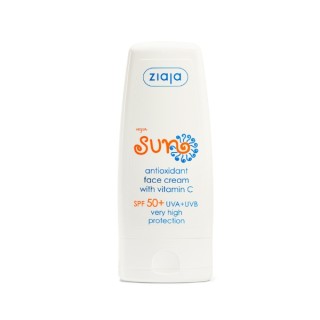 Ziaja Sun Antioxidant Gezichtscrème met Vitamine C SPF50 + UVA + UVB Zeer Hoge Bescherming 50 ml