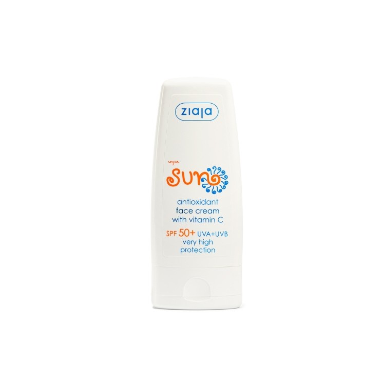 Ziaja Sun Antioxidant Face Cream with Vitamin C SPF50 + UVA + UVB Very High Protection 50 ml