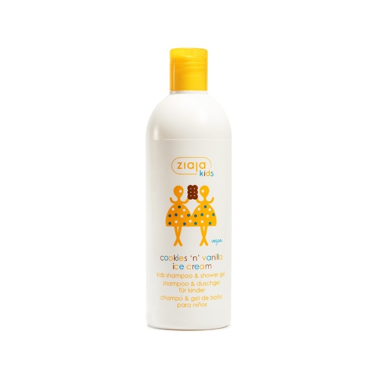 Ziaja Maziajki Shampoo + Wasmiddel koekje-vanille-ijs 400 ml