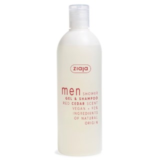 Ziaja Yego Shower Gel and Hair Shampoo Red Cedar 400 ml