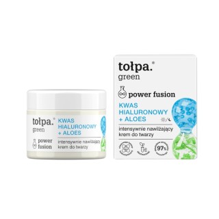 Tołpa Green Power Fusion Intensief Hydraterende Gezichtscrème Hyaluronzuur + Aloë 50 ml