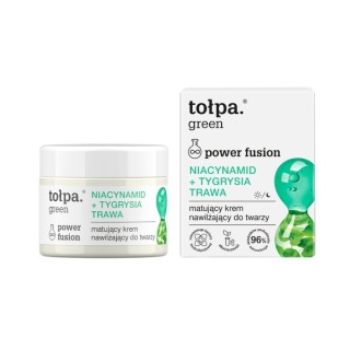 Tołpa Green Power Fusion Crème Visage Intensive Éclaircissante Niacinamide + Herbe du Tigre 50 ml