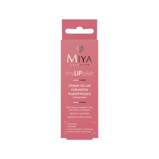 Олія для губ Miya Cosmetics myLIPelixir з трипептидом Rose що натурально наповнює шкіру, 10 г