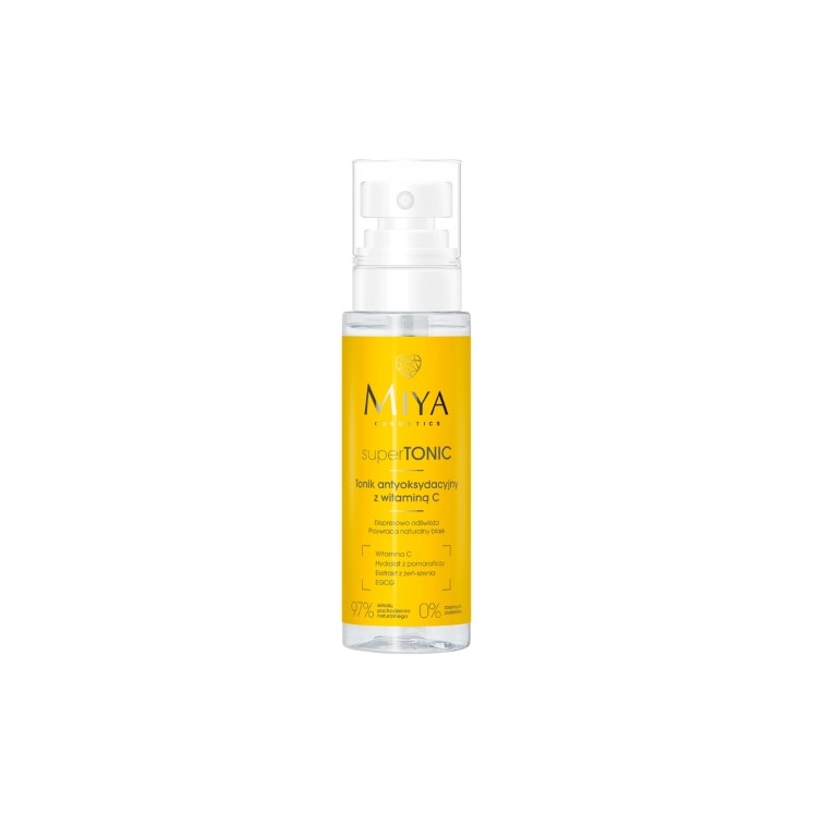 Tonique visage antioxydant superTonic Miya Cosmetics à la vitamine C 100 ml