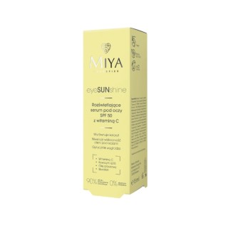 Miya Cosmetics eyeSUNshine Aufhellendes Augenserum mit Vitamin C SPF50 15 ml
