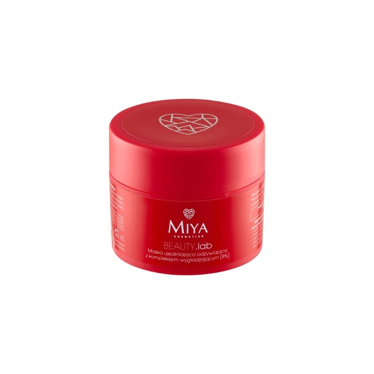 Зміцнююча та поживна маска для обличчя Miya Cosmetics BEAUTY .lab з розгладжуючим комплексом 50 мл