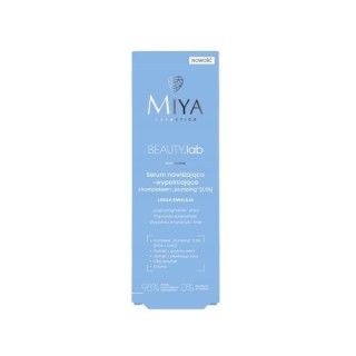 Miya Cosmetics BEAUTY .lab Feuchtigkeitsspendendes und auffüllendes Serum mit „ plumping “-Komplex 5 % Leichte Emulsion 30 ml