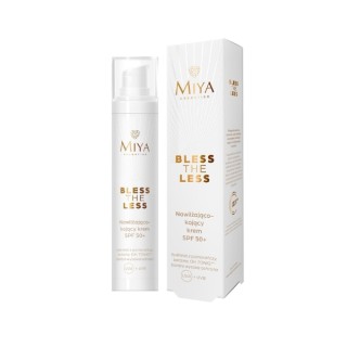 Miya Cosmetics Bless The Less feuchtigkeitsspendende und beruhigende Gesichtscreme SPF50 + 50 ml