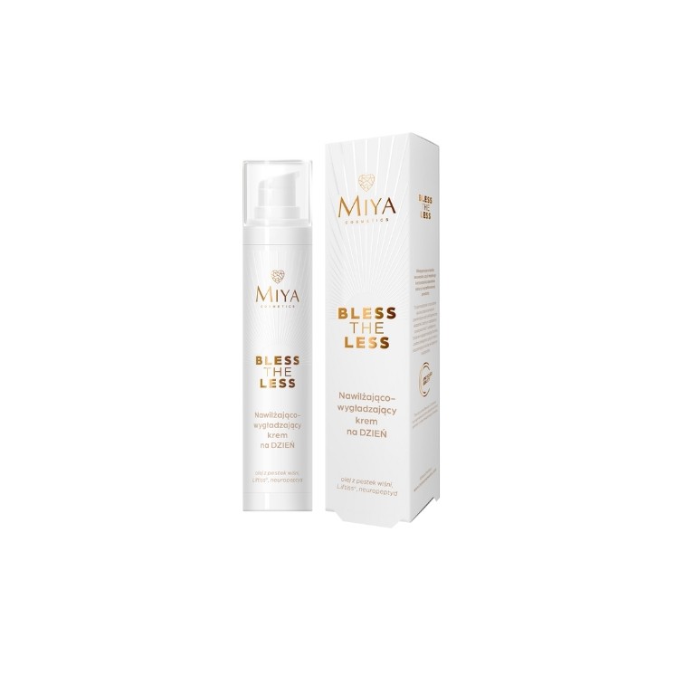 Crème de jour hydratante et lissante pour le visage Bless The Less Miya Cosmetics 50 ml