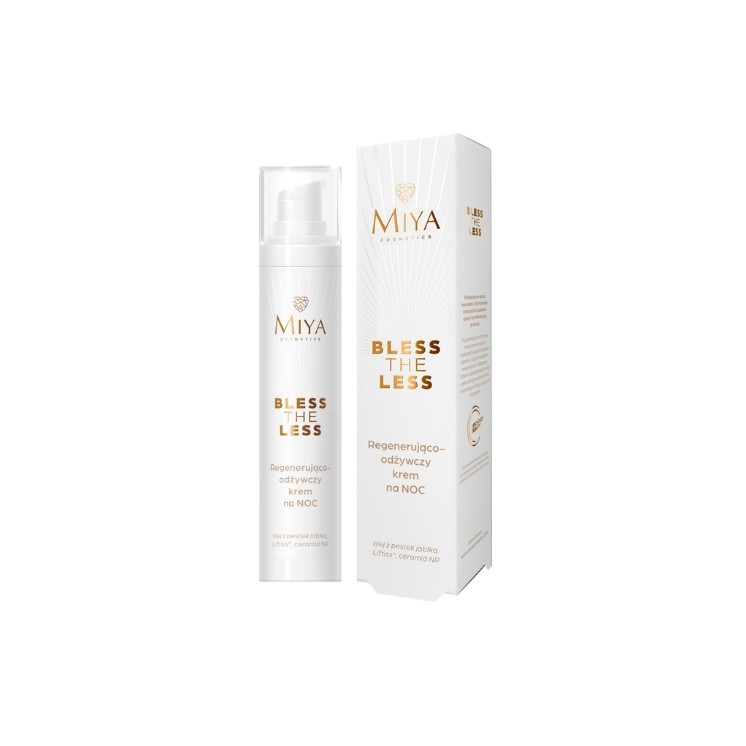 Miya Cosmetics Bless The Less regenererende en voedende nachtcrème 50 ml