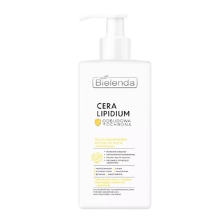 Bielenda Cera Lipidium Multiceramide Émulsion Nettoyante et Démaquillante Visage 300 ml