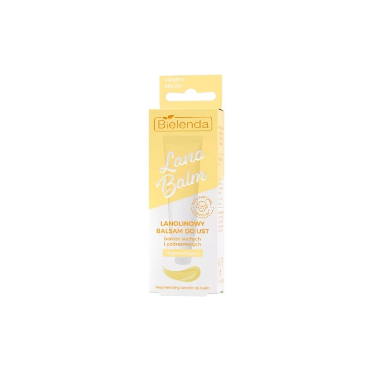 Bielenda Lano Balm Lanolin Regenerierender Lippenbalsam 10 g