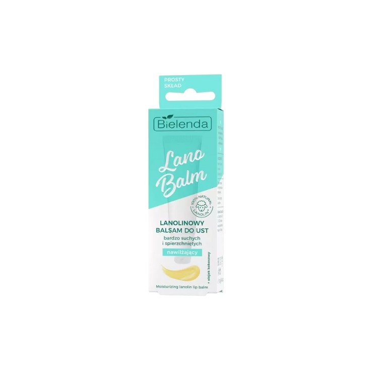 Bielenda Lano Balm Baume à lèvres hydratant à la lanoline 10 g