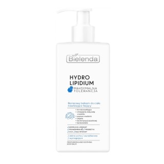 Bielenda Hydro Lipidium Feuchtigkeitsspendender und beruhigender Barriere-Körperbalsam 300 ml