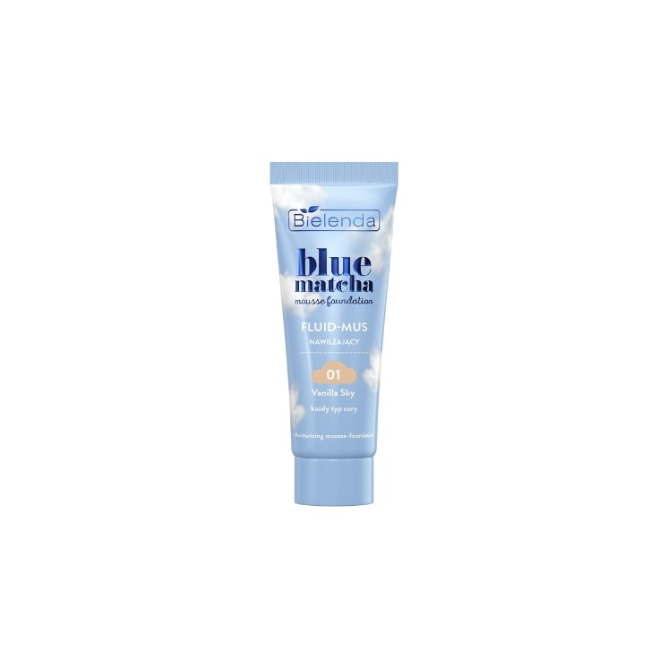 Bielenda Blue Matcha Feuchtigkeitsfluid - Mousse /01/ Vanilla Sky 30 g