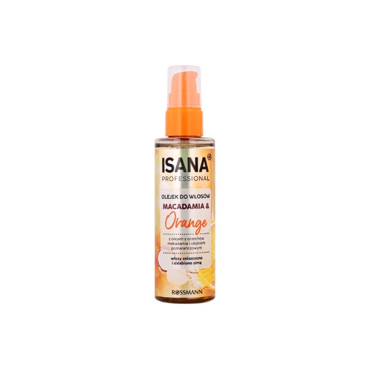Isana Professional Haarolie, Macadamia & Orange 100 ml