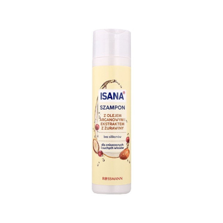 Shampoing capillaire Isana à l'huile d'argan et à la canneberge 250 ml