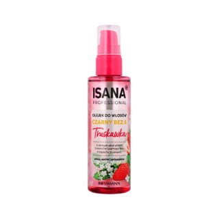 Isana Professional Schwarzes Holunder- & Erdbeeröl für trockenes und strapaziertes Haar 100 ml
