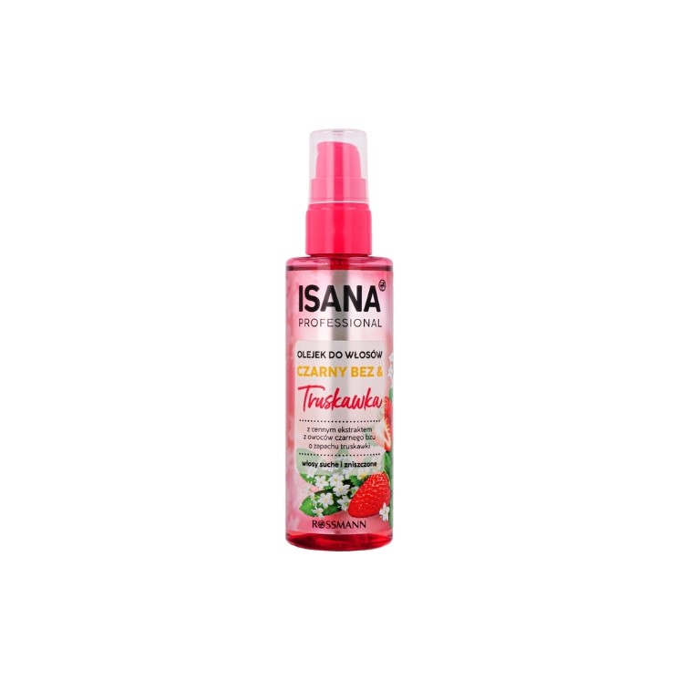 Isana Professional Олія чорної бузини та полуниці для сухого та пошкодженого волосся 100 мл