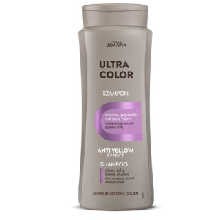 Joanna Ultra Color Shampoo für Haare mit silbernen blond 400 ml