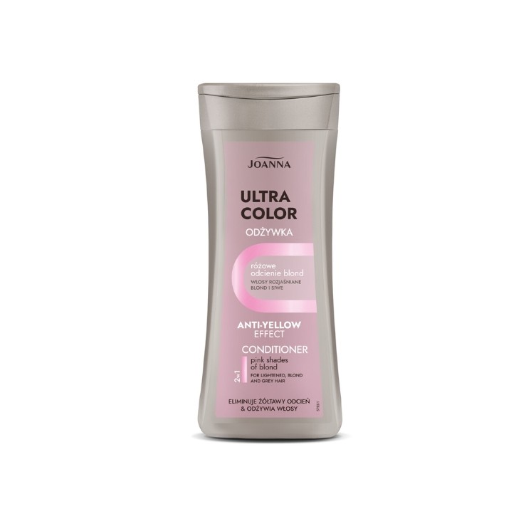 Joanna Ultra Color Hair conditioner pink shades of blond 200 g