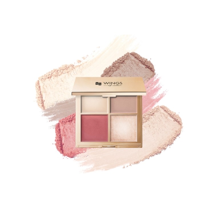 AA Wings of Color Star Secrets Gold Konturpalette 4x4, 5 g