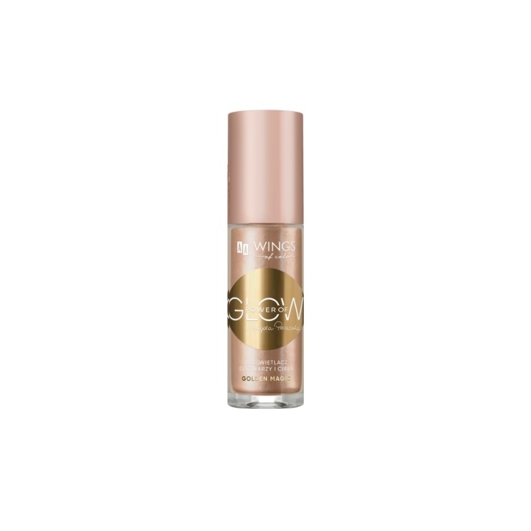 AA Wings of Color Power of Glow Illuminateur liquide pour le visage Golden Magic 30 ml