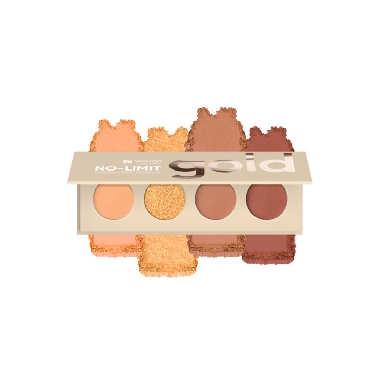AA Wings of Color No Limit Volume Lidschattenpalette Gold 4g