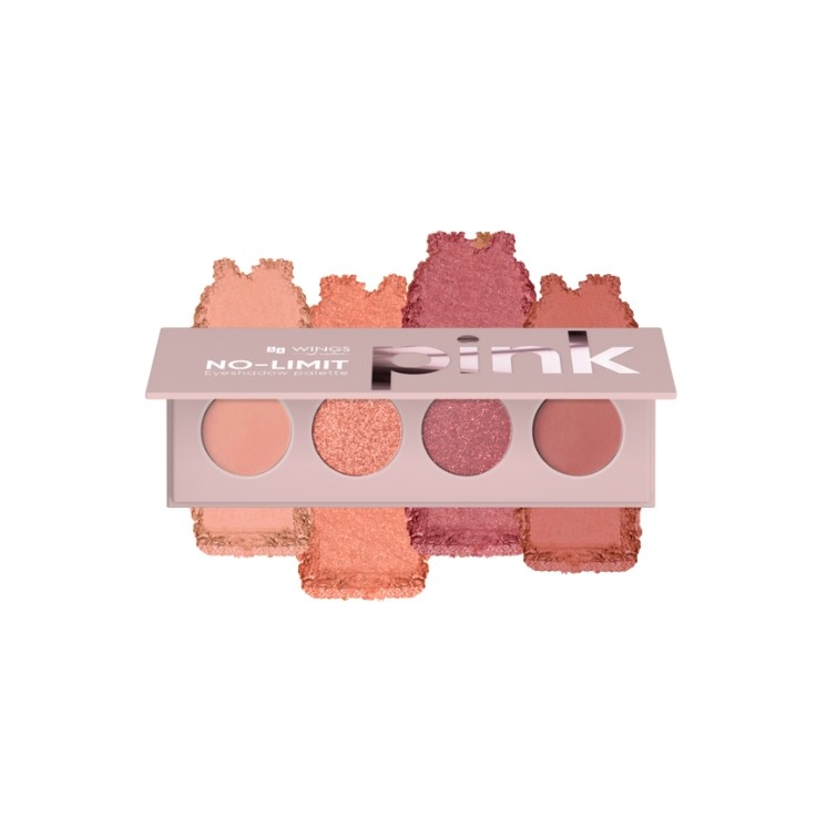 AA Wings of Color No Limit Volume Eyeshadow Palette Pink 4g