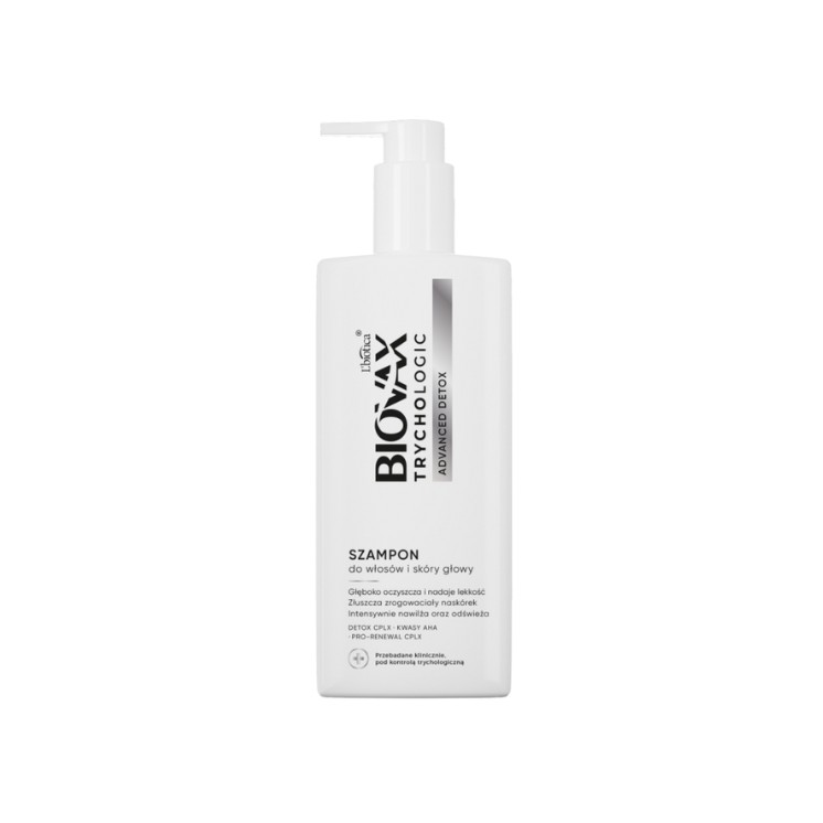 L'biotica BIOVAX Trychologic Advanced Detox Haar- en Hoofdhuidshampoo 200 ml