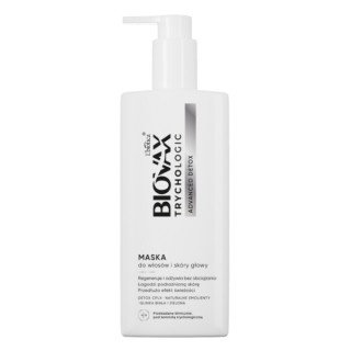 Детокс-маска для волосся та шкіри голови L'biotica BIOVAX Trichologic Advanced Detox 200 мл